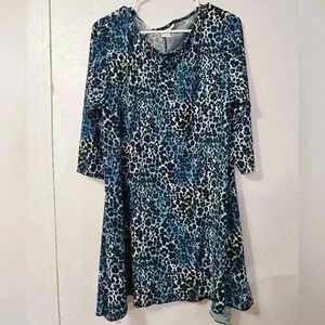 NWOT- Nicole Marie cheetah print dress!